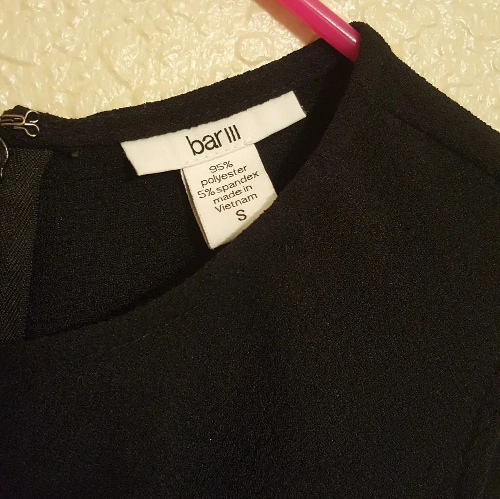 bar III black fron knot dress - Picture 3 of 5